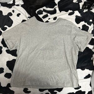 Gray Short Sleeve Women's Tee